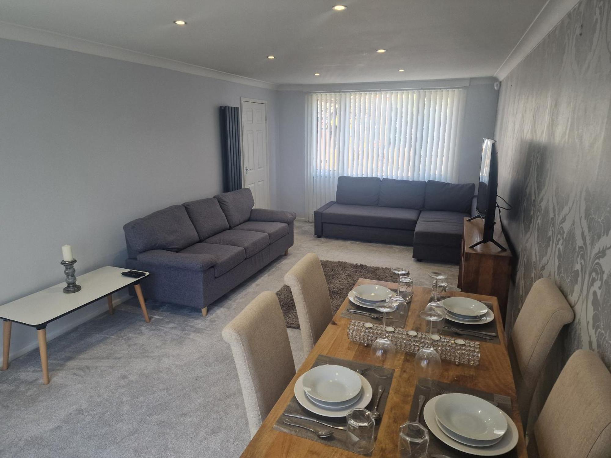 Apartmán Stylish & Modern 2 Bed House With Free Parking Leeds Leeds  Exteriér fotografie